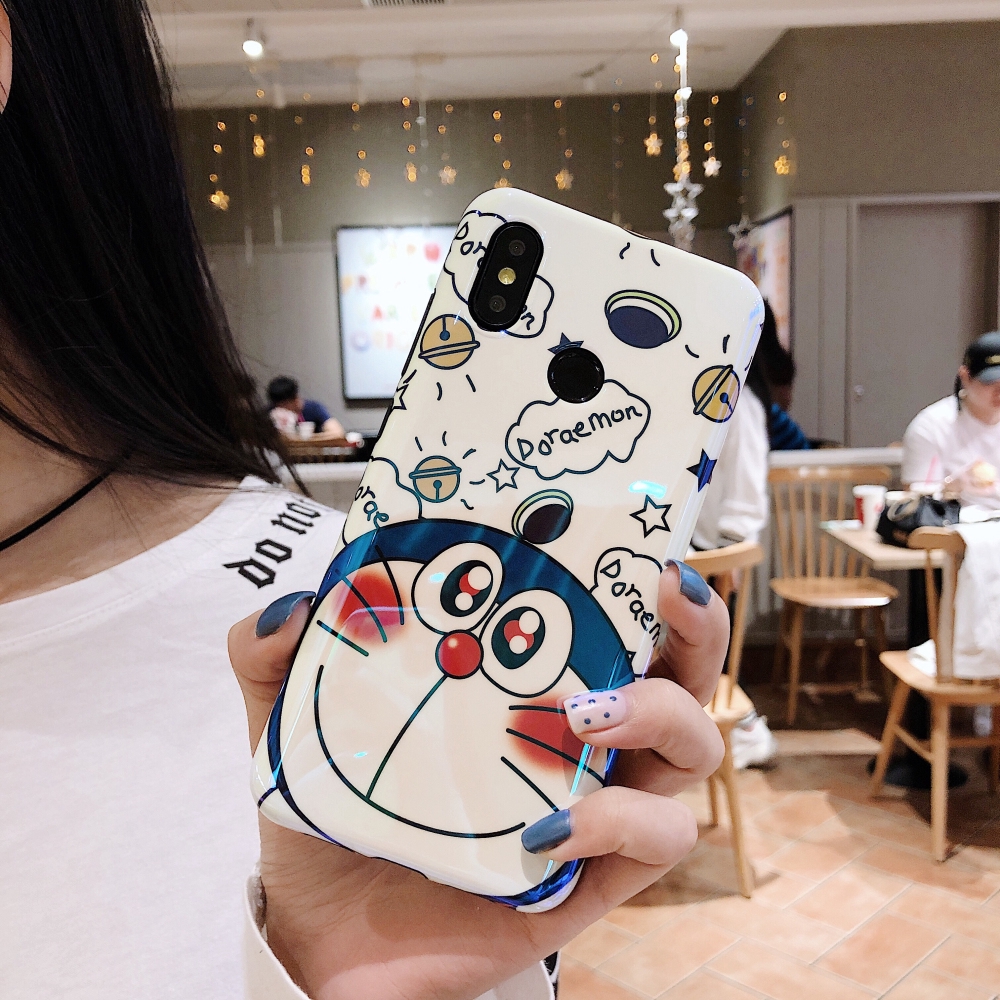Ốp Lưng In Hình Doremon Cho Xiaomi Redmi Note 8 / Note 7 / Note 6 Pro / K 20 / Mi 9