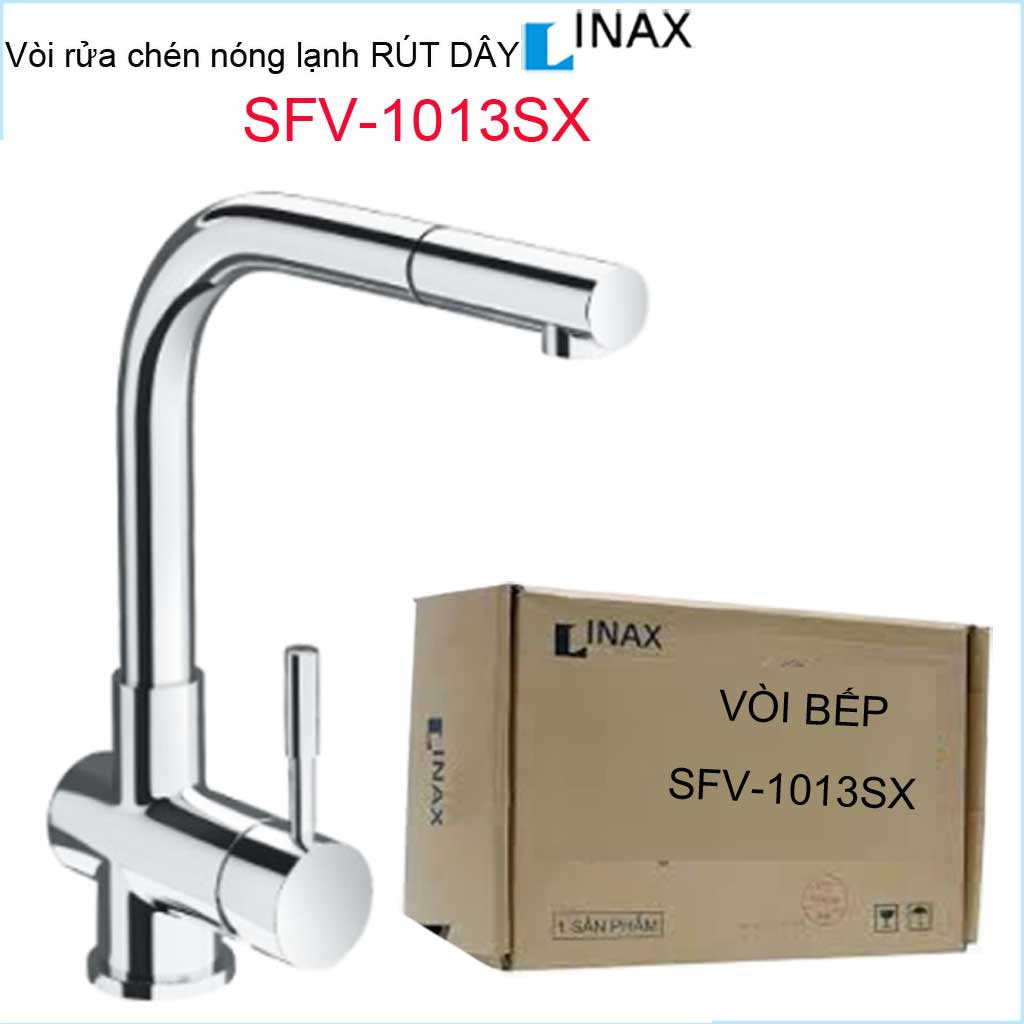 Vòi bếp nóng lạnh, vòi rửa chén bát nóng lạnh, vòi chậu Inax chính hãng Nhật Bản SFV-1013SX