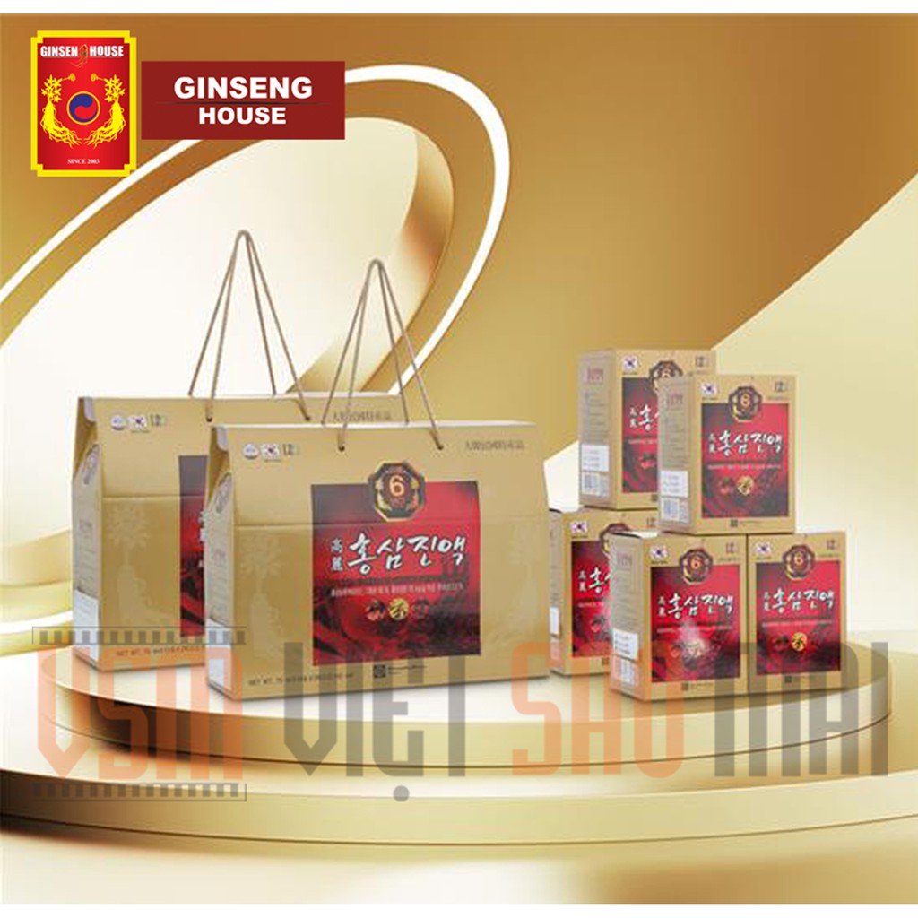 [DATE: 2023]  COMBO CKD 2 Bộ Hồng sâm nước 6 năm tuổi Hàn Quốc Chong Kun Dang (70ml x 60 gói)