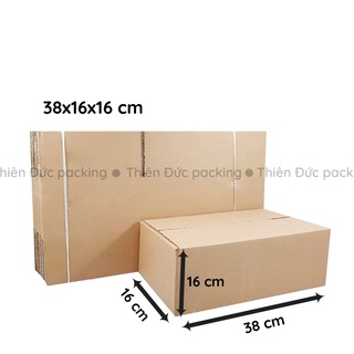 COMBO 20 thùng carton 38x16x16 đóng hàng cứng cáp