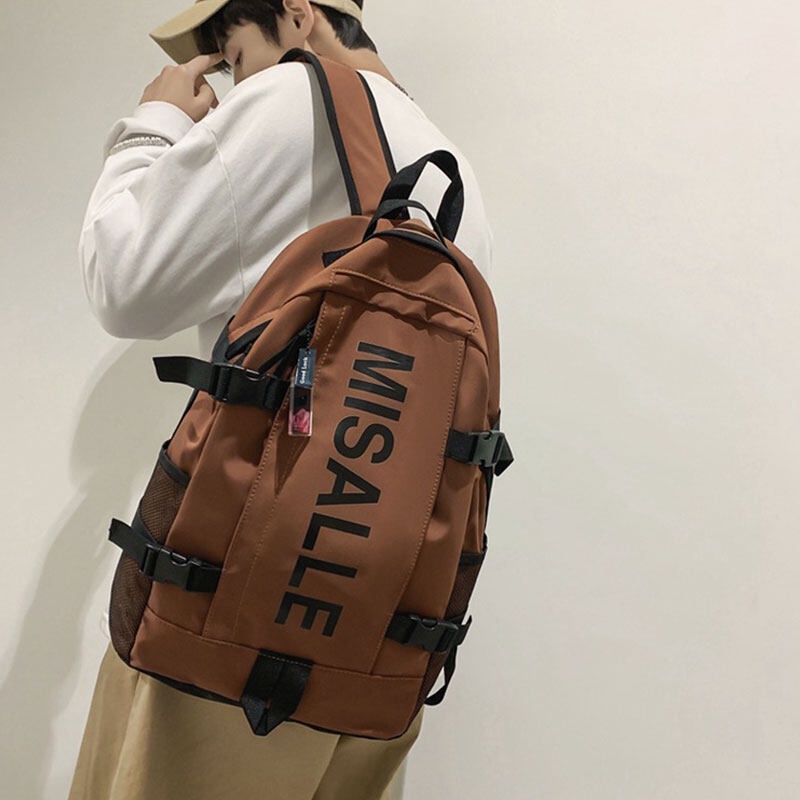 Balo du lịch YAZHOULONG sức chứa lớn in họa tiết hai cách dùng cho nam và nữ