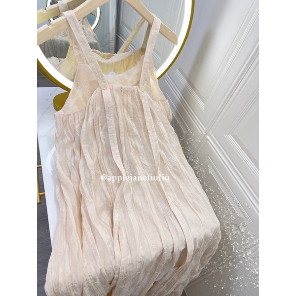 Jane Đầm suông đi biển sọc hoa văn sang trọng C272