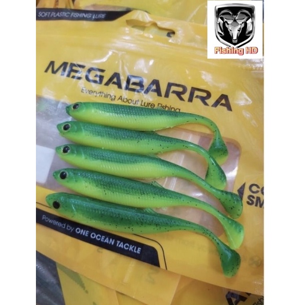 Mồi mềm Megabarra Lure Fishing 3 màu đồ câu FISHING_HD