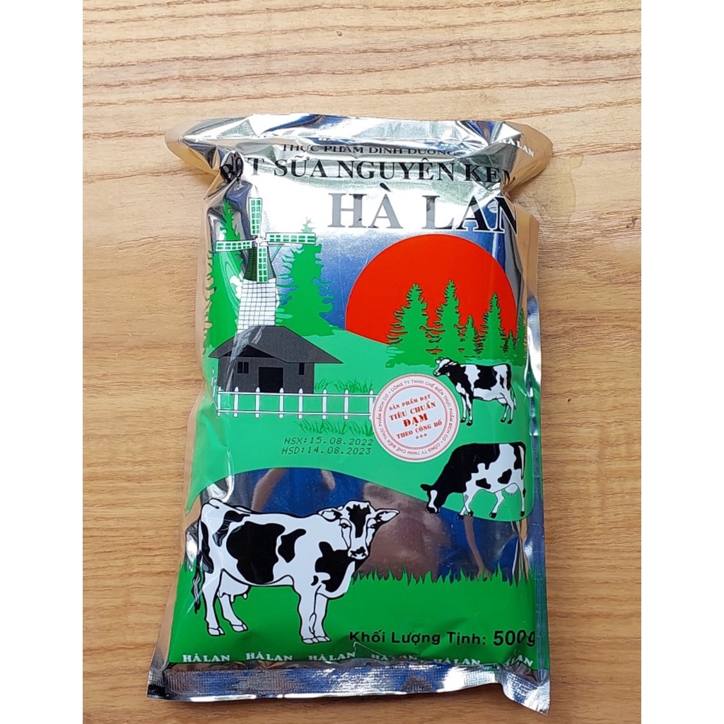 Bột sữa nguyên kem Hà Lan con bò 500gram/ bịch