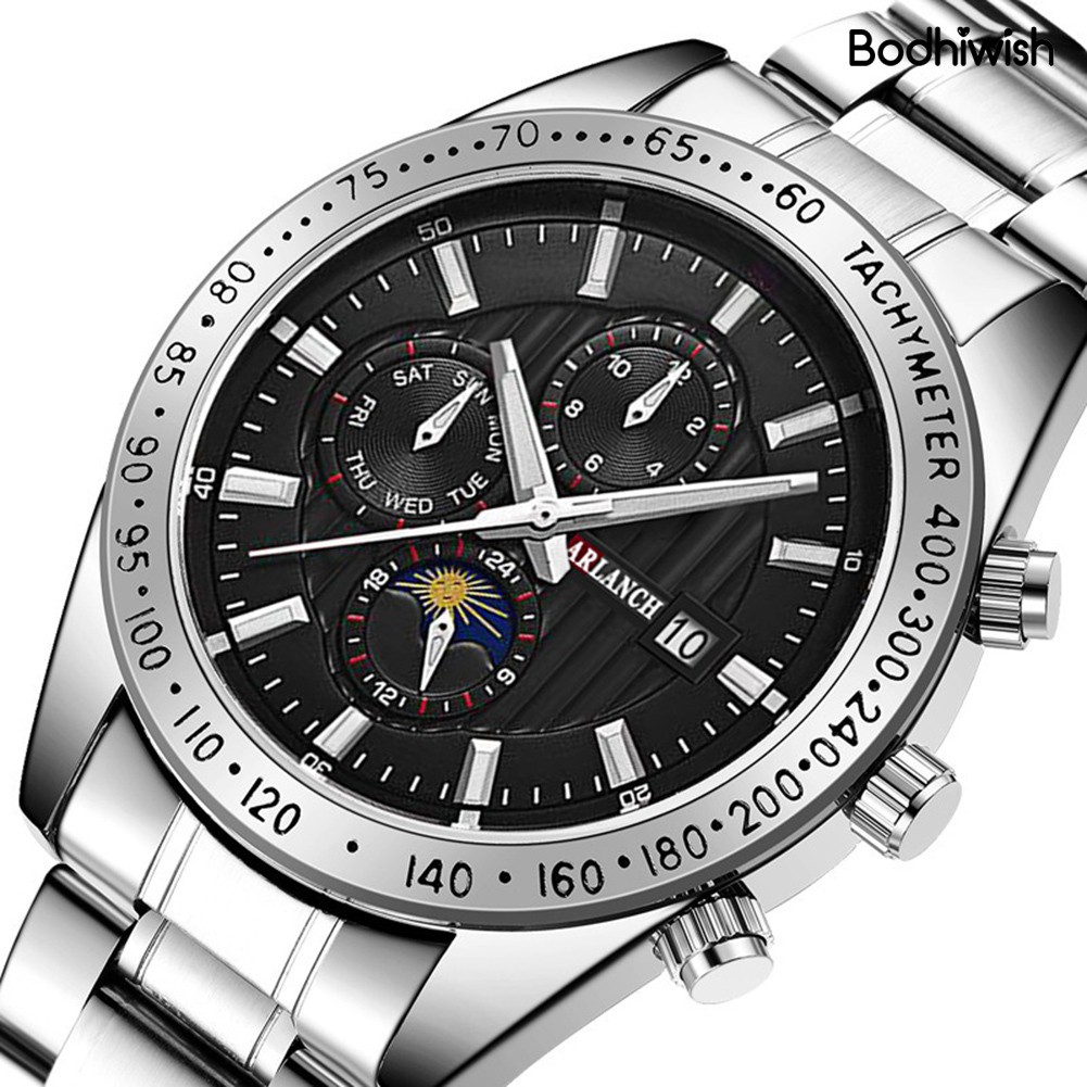 Đồng Hồ Đeo Tay Dây Kim Loại Thời Trang Cho Nam