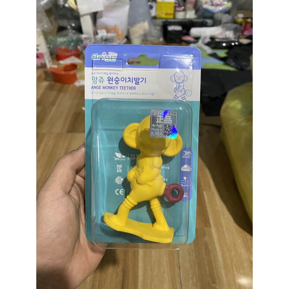 Gặm Nướu Hươu Khỉ Cho Bé Ange Chính Hãng Chất Liệu An Toàn Không Chứa BPA
