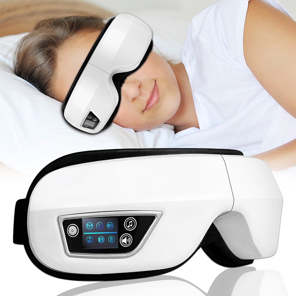 Máy Mát Xa Mắt Suolaer Rung Nén Nóng Túi Khí Thông Minh 3D Chăm Sóc Mắt Loại Bỏ Quầng Thâm Và Mệt Mỏi
