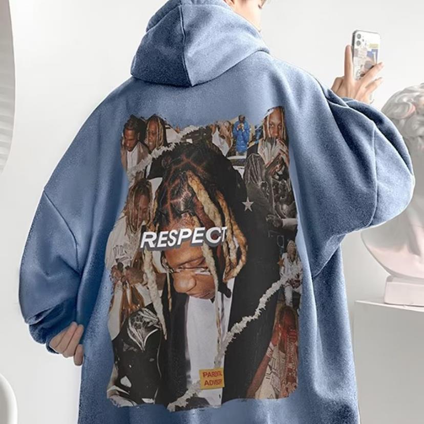 Áo Hoodie Tay Dài In Hình Chân Dung Rock Đường Phố Phong Cách Hip Hop Thời Trang Cho Nam Và Nữ Size M-5XL