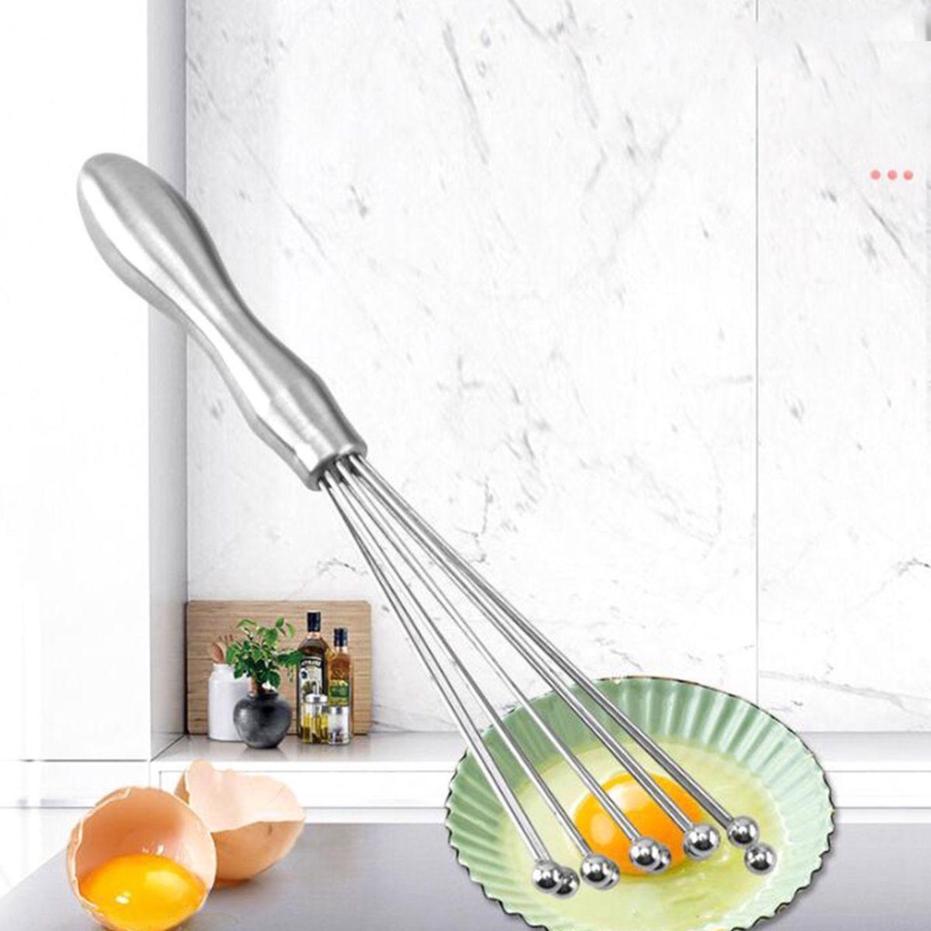 Dụng Cụ Đánh Trứng Mini Bằng Thép Không Gỉ