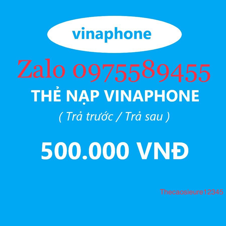 thẻ vinaphone 500k