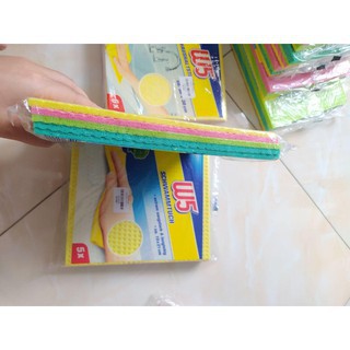 Miếng lau chùi W5 set 5 miếng xốp