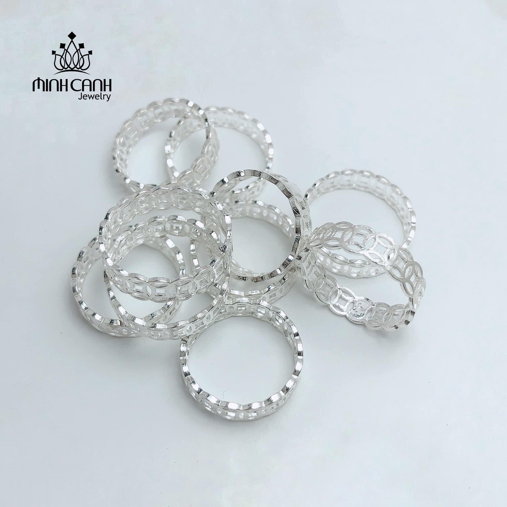 Nhẫn Kim Tiền Bạc Loại Trơn May Mắn Tài Lộc - Minh Canh Jewelry