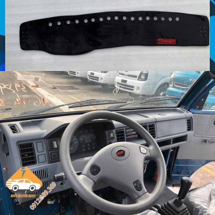 Thảm Taplo Xe Tải Thaco Towner:990,950,van,800,800A,750 Chống Trượt 3 Lớp CHẤT LIỆU NHUNG MỊN Loại 1