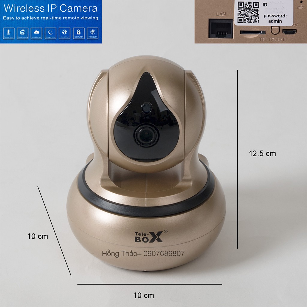 Camera IP TeleBox TL 722WP 2mpx | BigBuy360 - bigbuy360.vn