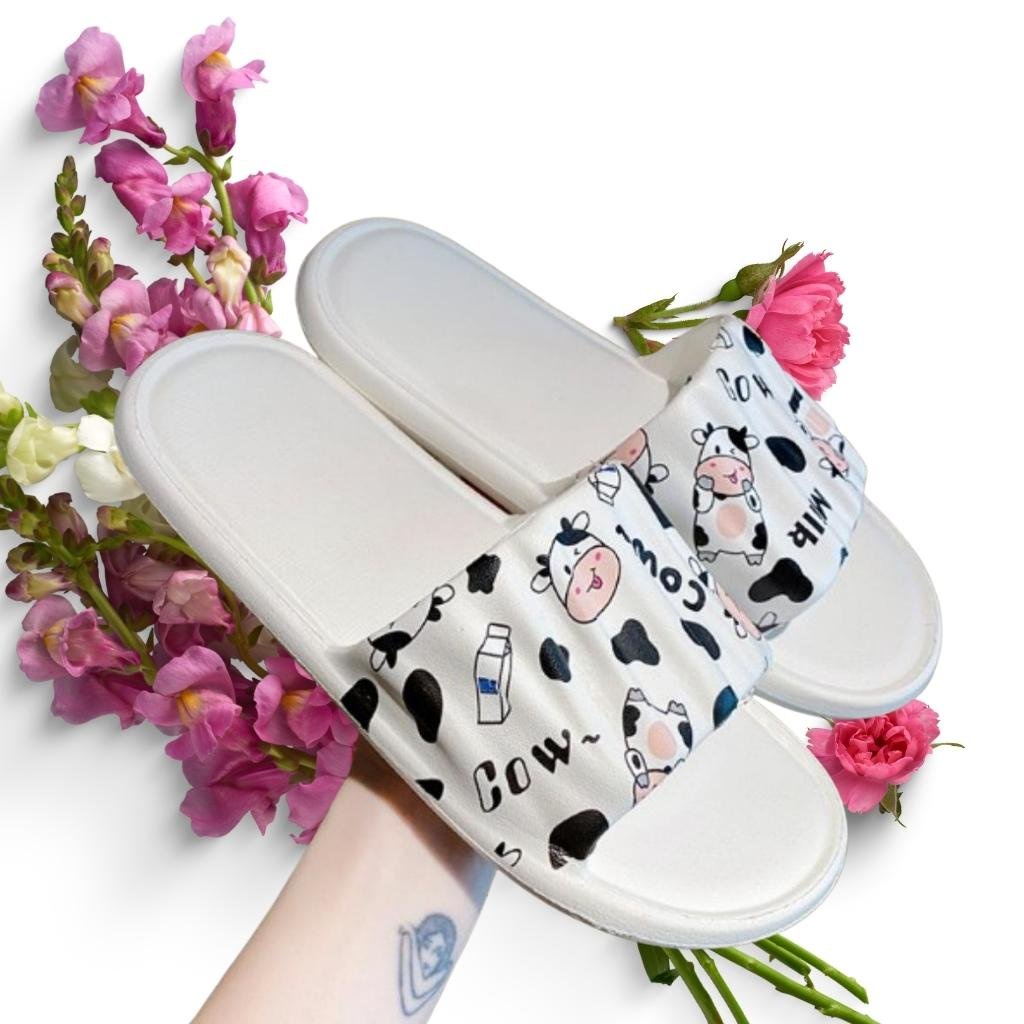 Dép bò sữa cao su non dễ thương đi êm siêu bền