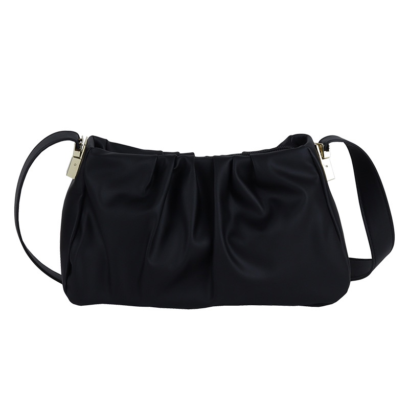 Túi đeo chéo IELGY có khóa kéo màu sắc đơn giản thời trang dành cho nữ