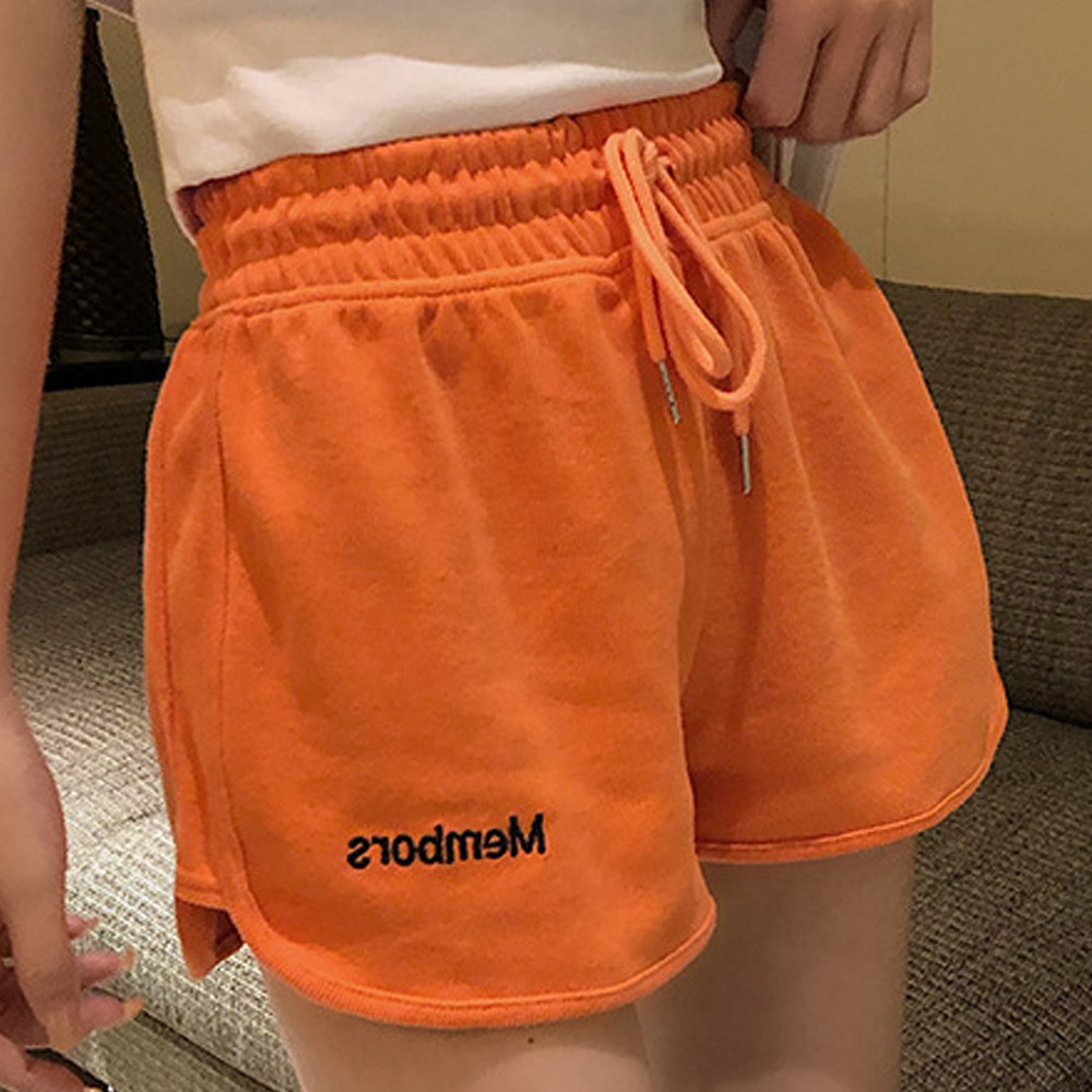 Quần Short Thể Thao Lưng Thun Dây Rút Phong Cách Hàn Quốc