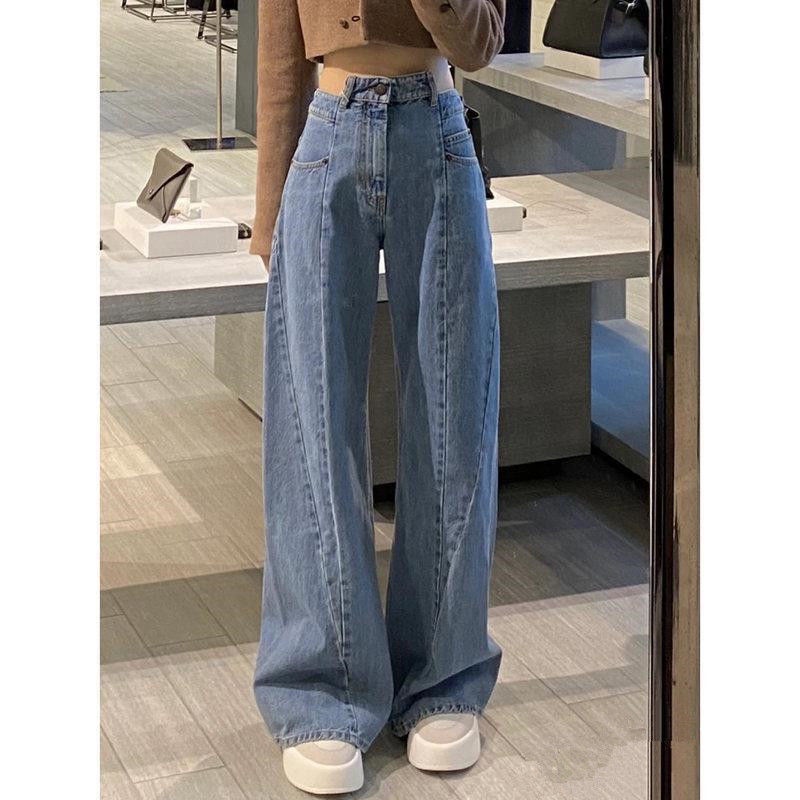 Quần Dài Ống Rộng Lưng Cao Tôn Dáng Hợp Thời Trang