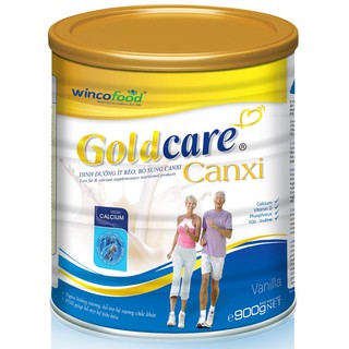 SỮA BỘT WINCOFOOD GOLDCARE CANXI 900G – ÍT BÉO, BỔ SUNG CANXI, NGỪA LOÃNG XƯƠNG