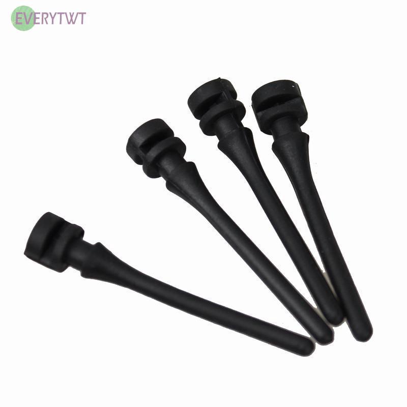 20pcs Black Silicone Soft Rubber Fan Screws Mounts Anti Vibration For Cooling PC