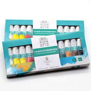 Set Bột Vẽ Cọ Bản 12 Mầu Ecorfin