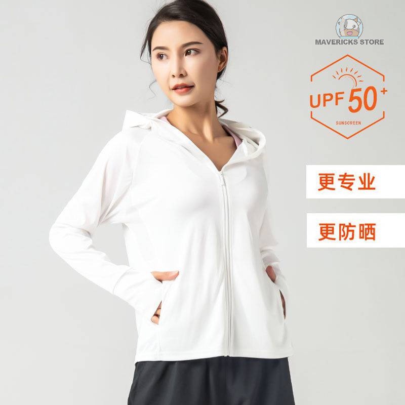 Áo Khoác Chống Nắng Phối Khóa Kéo Thời Trang