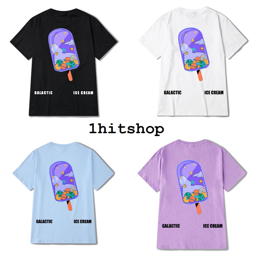 Áo Thun CÂY KEM ICE CREAM BUBBLE GUM Unisex 1hitshop
