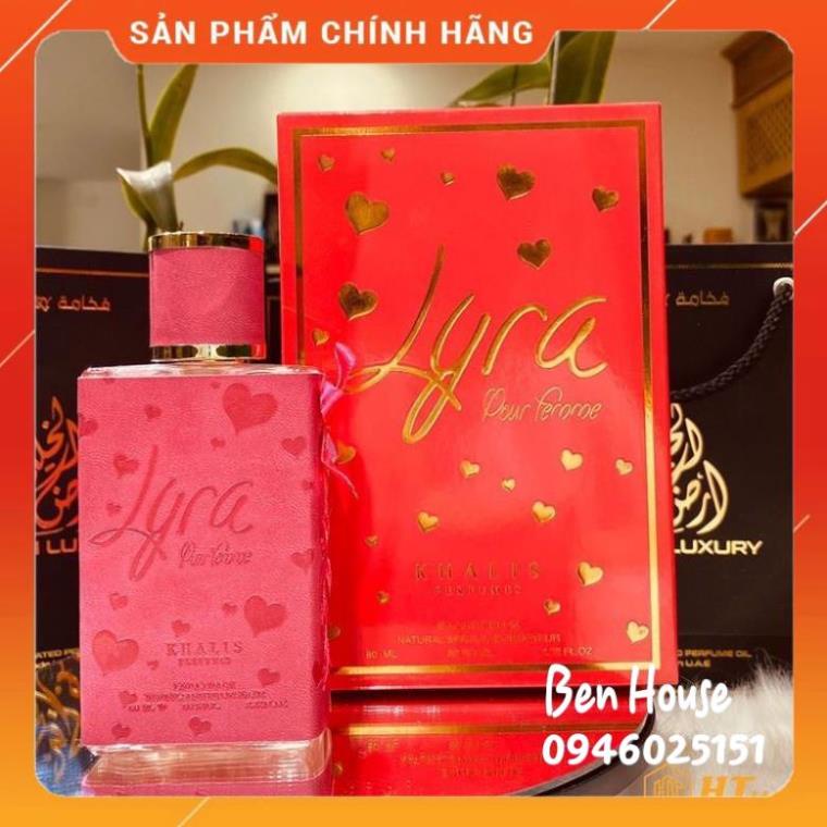 < GIÁ SIÊU RẺ> Nước hoa Dubai Cho Nữ Thanh Ngọt Tươi Mát LYRA ( Nhung hồng) 100ml | BigBuy360 - bigbuy360.vn