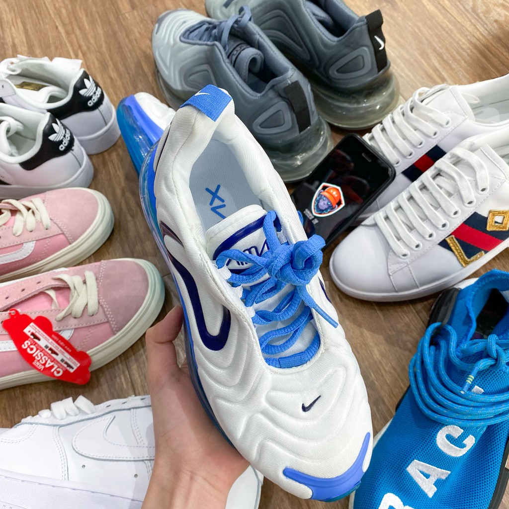 Giày Air Max 720 Màu Trắng/Xanh Dương