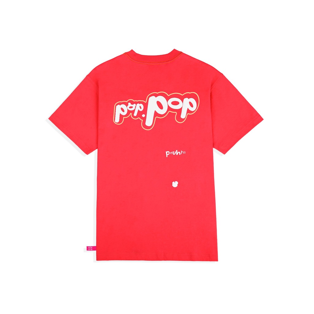 Áo Thun POPPOP BUBLLE LOGO TSHIRT RED