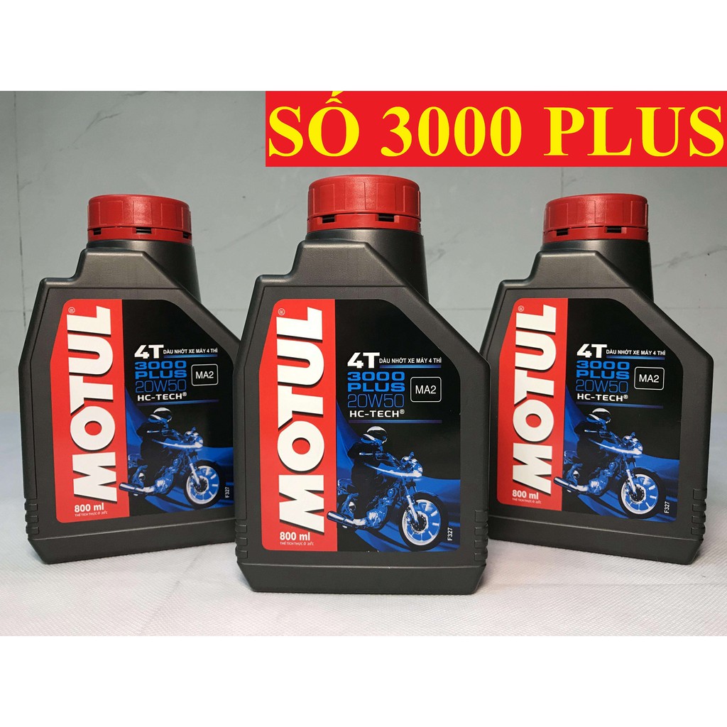 Nhớt Xe Số Motul 3000 Plus 20W50 HC-TECH