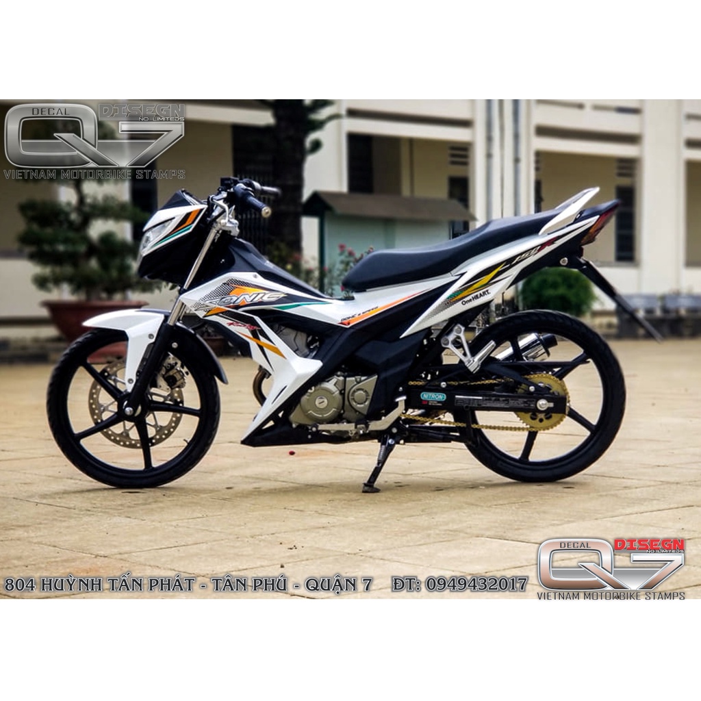 Tem Rời SONIC 150 Trắng - decalq7