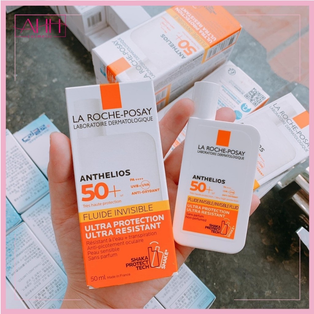 Kem chống nắng La Roche-Posay [ HÀNG CHÍNH HÃNG] Anthelios Fluide SPF 50+ AHH Cosmetic | BigBuy360 - bigbuy360.vn