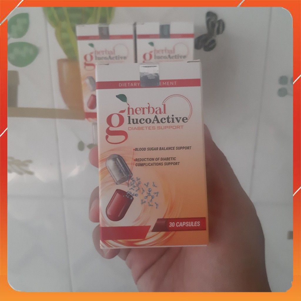 [COMBO 3 HỘP] VIÊN UỐNG HERBAL GLUCOACTIVE - Hỗ Trợ Hạ Đường Huyết Ổn Định Sức Khỏe Toàn Diện - CHÍNH HÃNG HỘP 30 VIÊN | BigBuy360 - bigbuy360.vn