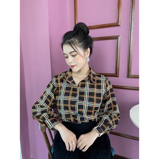Áo sơ mi họa tiết công sở - somiTK