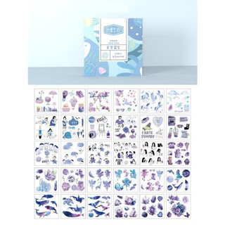 HỘP STICKER L TÔNG MÀU