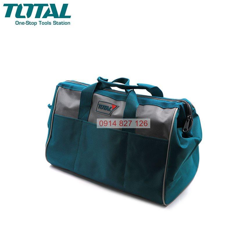 Giỏ đựng công cụ TOTAL THT26161 16 inch, làm từ vải dù chống nhăn dễ vệ sinh hạn chế bụi bẩn, Bh 6 tháng