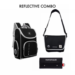 Bộ Sản Phẩm Balo Túi Ví Reflective Tote Talk