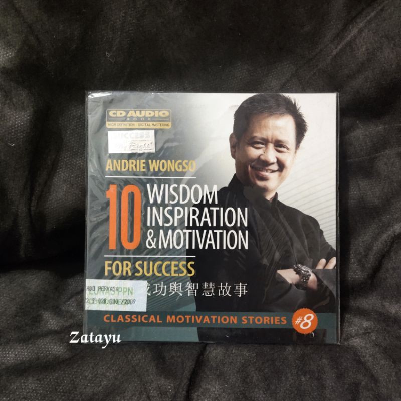 Đĩa Cd 10 Wisdom Truyền Cảm Hứng & Motivation For Success - Andrie Wongso (Original)