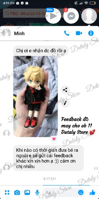 Ob11 - set 07 trang phục cho búp bê obitsu 11, ddf, nendoll, ymy, UFdoll