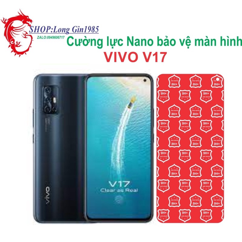 Vivo V17 Cường lực Nano chống va đập chống trầy xước tốt