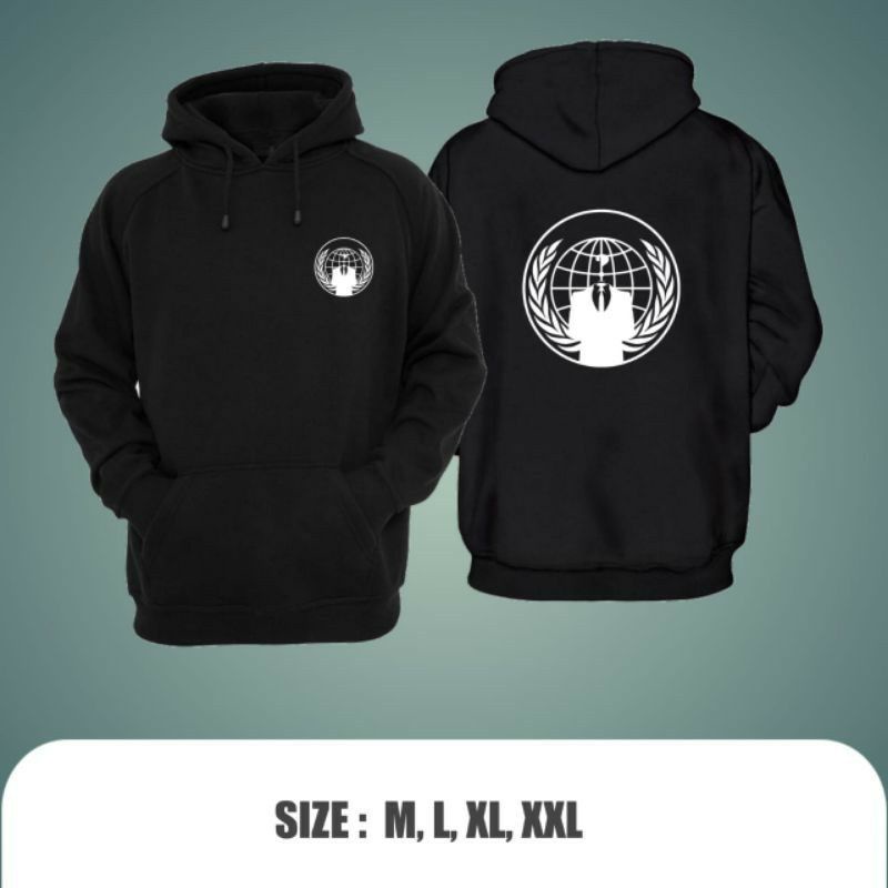 Áo Khoác Hoodie LOGO ANONYMOUS Mới Nhất / / INDONESIA HACKER