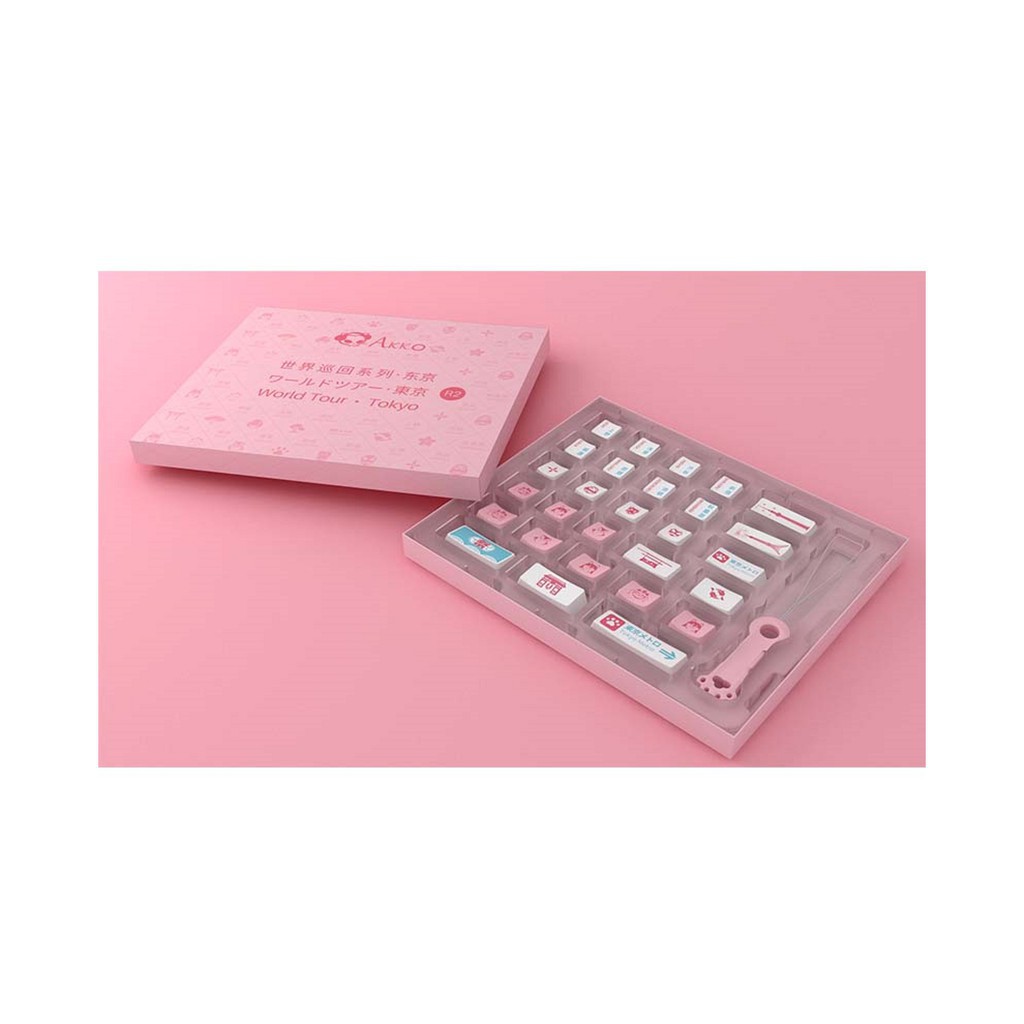 Bộ keykit Akko World Tour Tokyo R2  (28-nút)