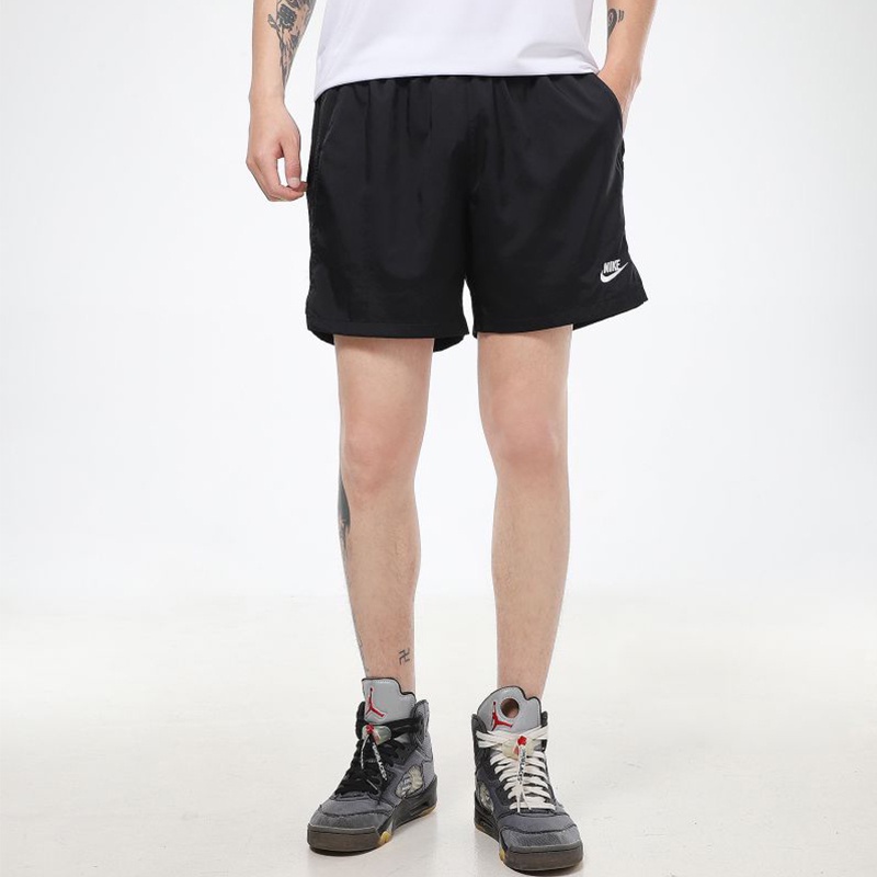 Quần Short Thêu Logo Nike AR2383-010 Thoáng Khí Cho Nam