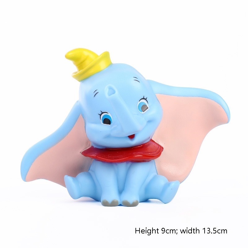 DISNEY Mô Hình Voi Dumbo Trang Trí Bánh Kem Bằng PVC