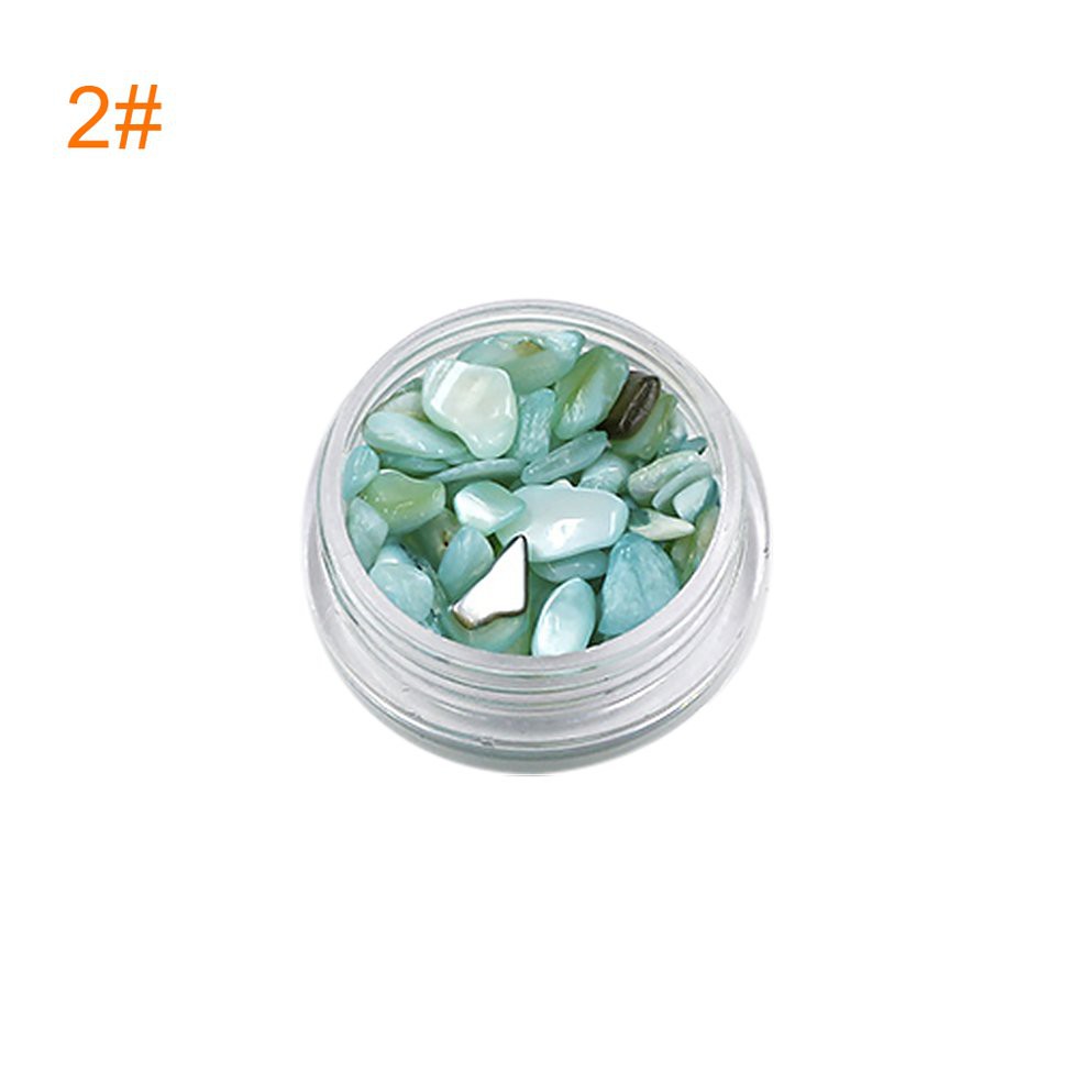 Natural Stone Shell Handmade Accessories Funny Gift Multicolor Filler