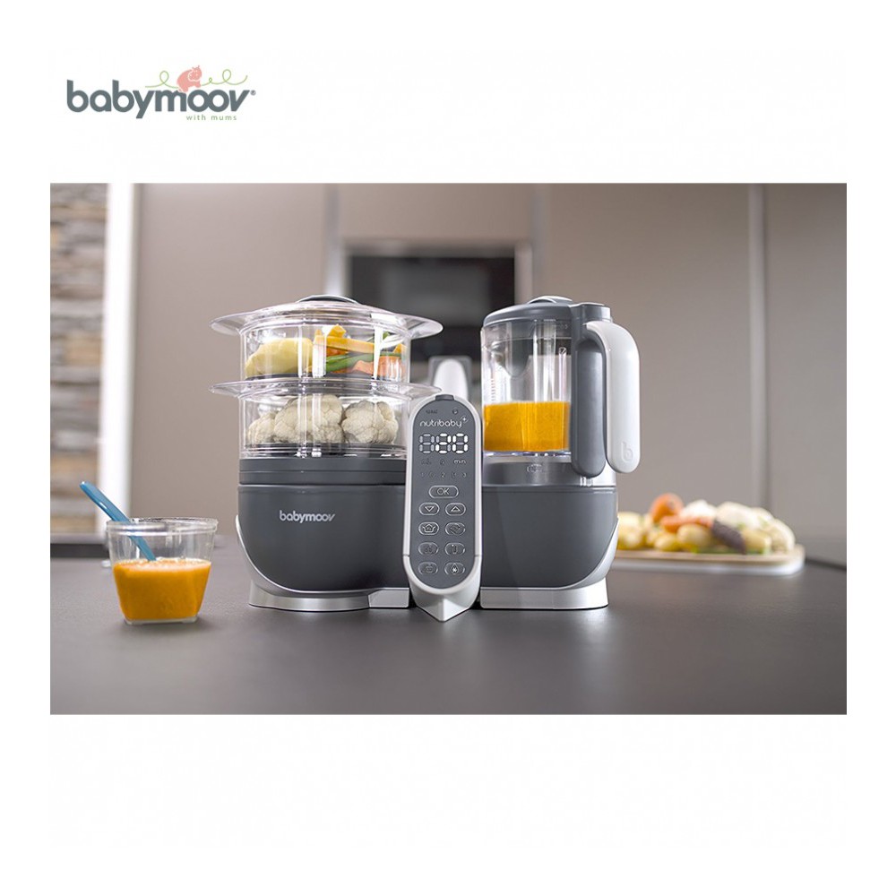 [CHÍNH HÃNG][BABYMOOV] MÁY XAY HẤP ĐA NĂNG NUTRIBABY 5IN1 PLUS BABYMOOV