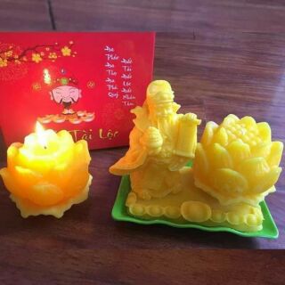 Nến thần tài hoa sen