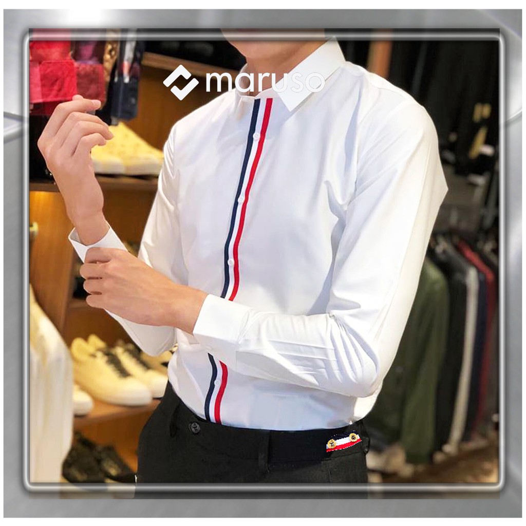Áo sơ mi nam dài tay vải lụa thái cao cấp cổ bẻ chống nhăn chống xù phong cách lịch sự Hàn Quốc