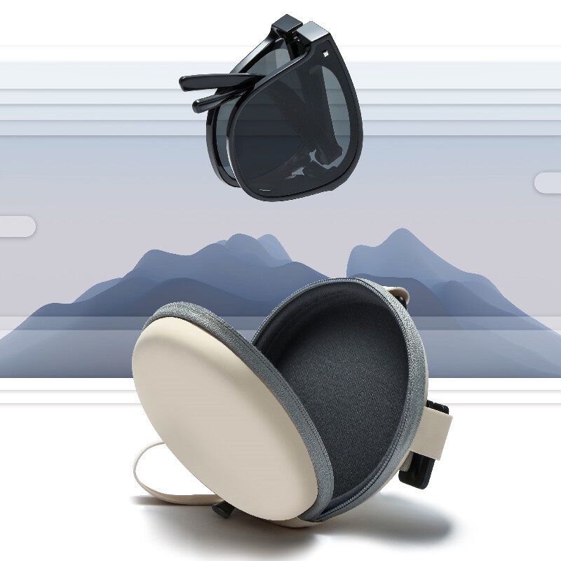 Kính Mát PTQ Chống Tia UV Thời Trang 2022 Có Thể Gập Lại Kèm Hộp Đựng Ốp